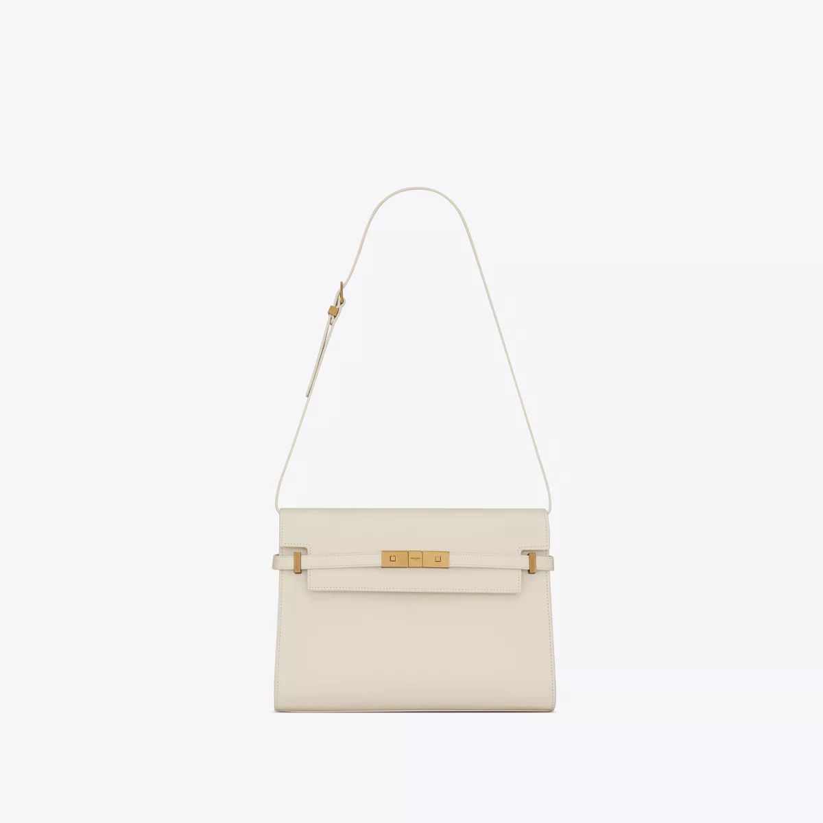 Manhattan Shoulder Bag In Box Saint Laurent Leather White One Size | Saint Laurent Inc. (Global)