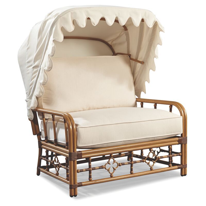 Mimi Cuddle Chair & Canopy, Canvas Sunbrella | One Kings Lane