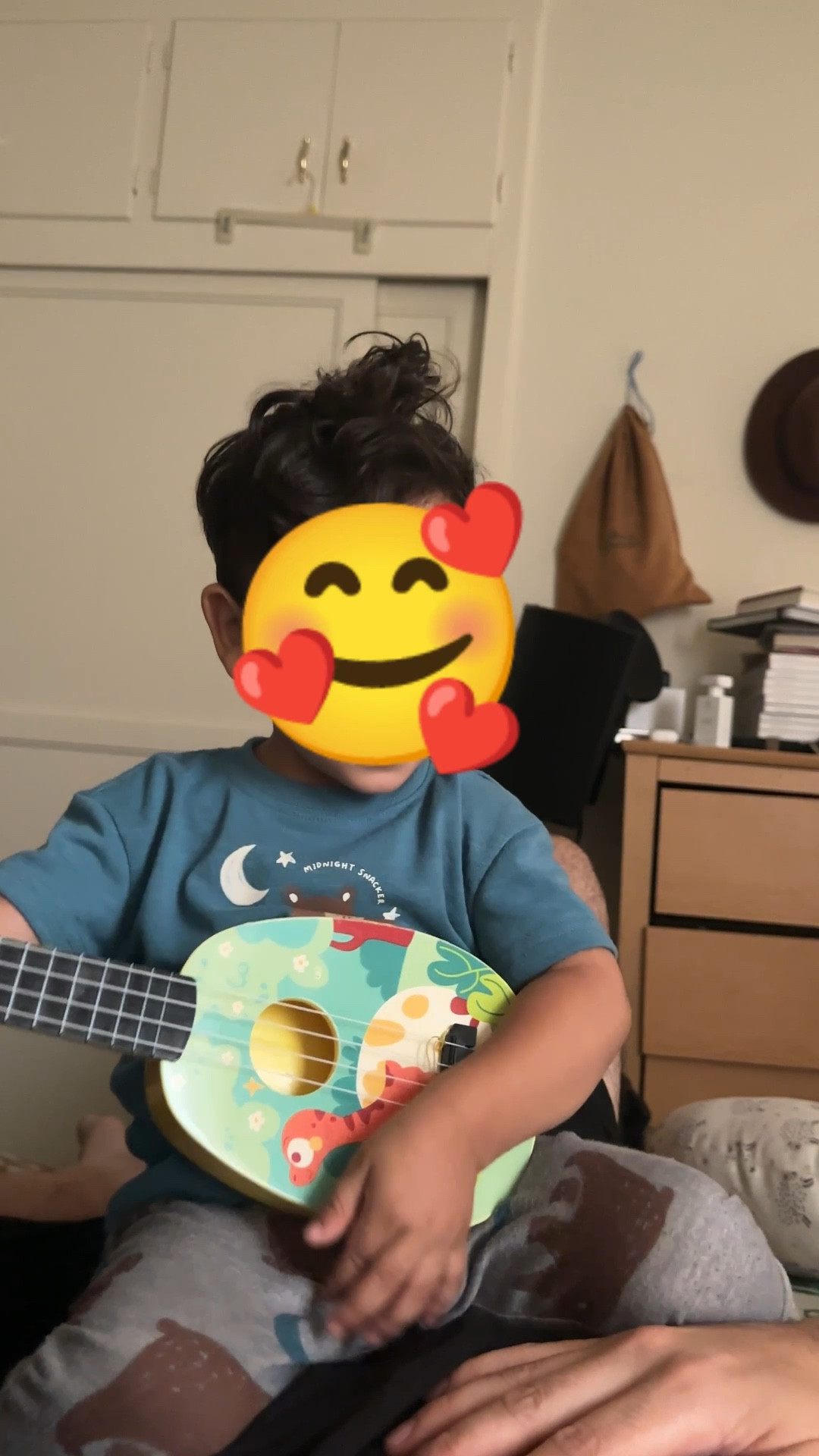 His favorite guitar 🎸  #toddlerinstruments

#LTKFamily #LTKBaby #LTKKids