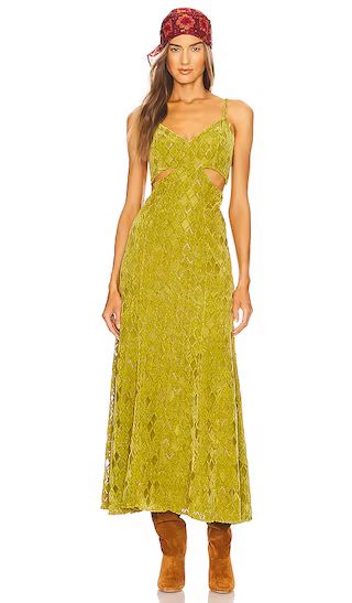 x REVOLVE Francia Maxi Dress in Chartreuse Green | Revolve Clothing (Global)