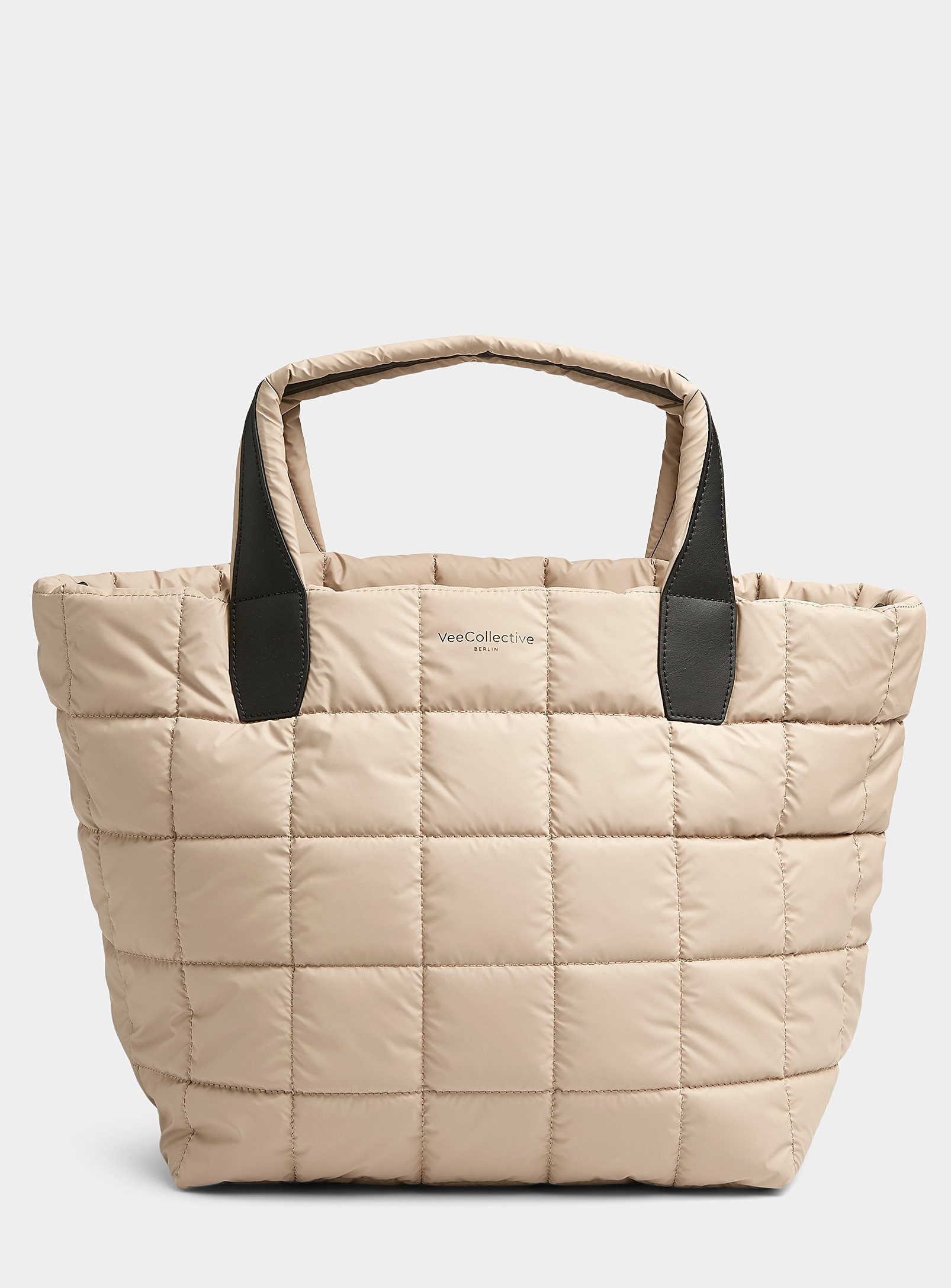 VeeCollective - Porter quilted tote (Women, Beige, ONE SIZE) | Simons