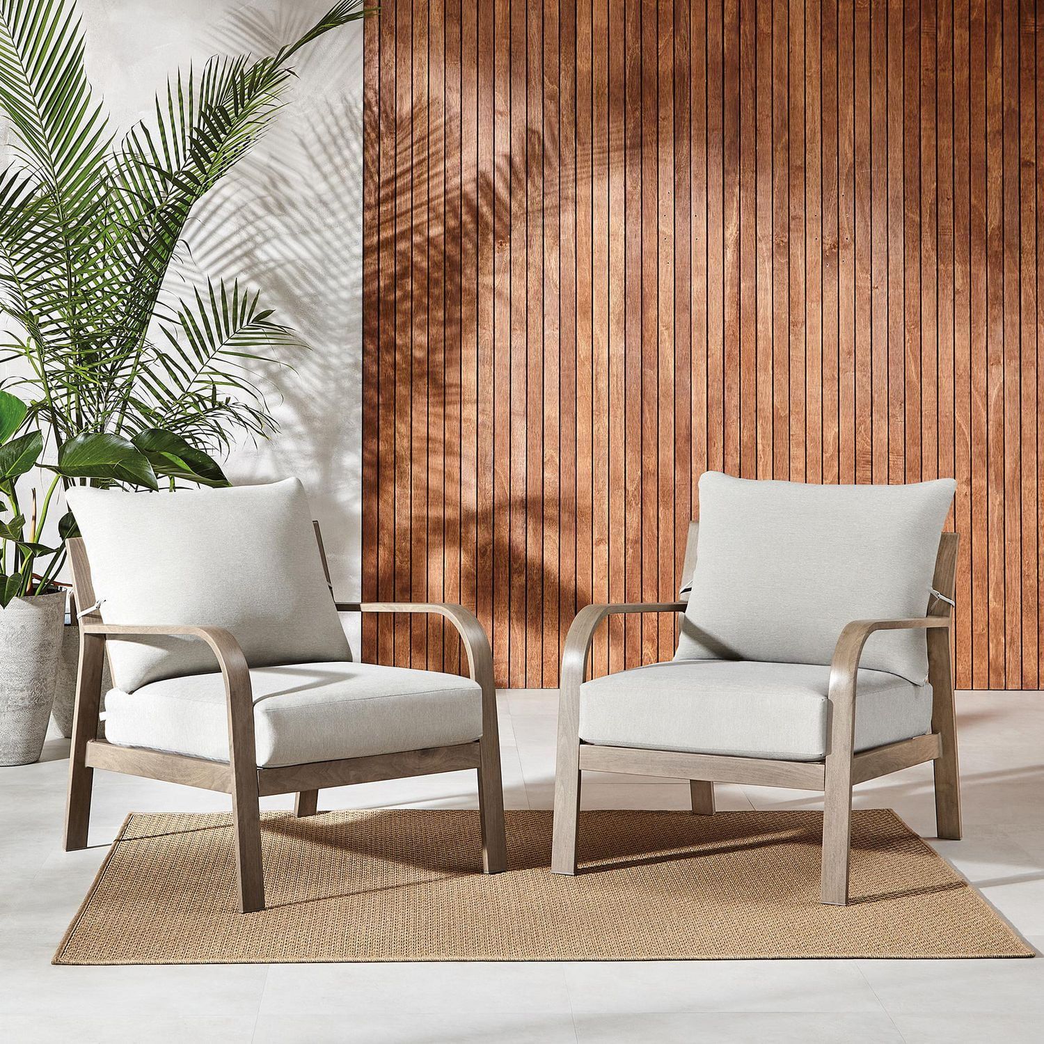 Better Homes & Gardens Prado 2-Piece Patio Outdoor Club Chair Set - Brown | Walmart (CA)