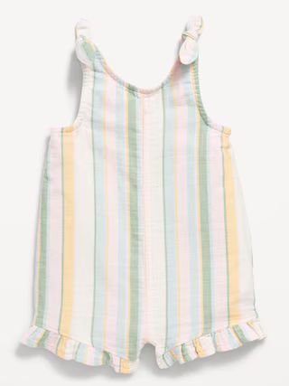 Little Navy Organic-Cotton One-Piece Romper for Baby | Old Navy (US)