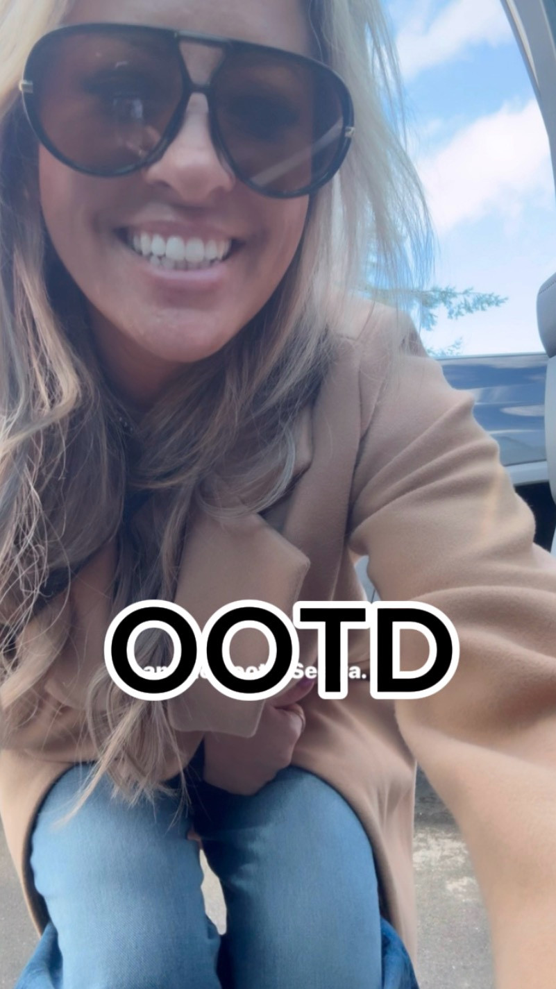 Saturday OOTD ✨
My Amazon coat, long sleeve ribbed tee, wide leg jeans and booties. 

#LTKOver40 #LTKdayinmylife #LTKootd