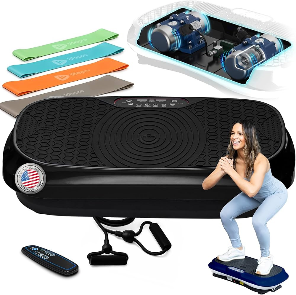 Lifepro Vibration Plate for Lymphatic Drainage – Whole Body Vibrating Platform Exercise Machine... | Amazon (US)