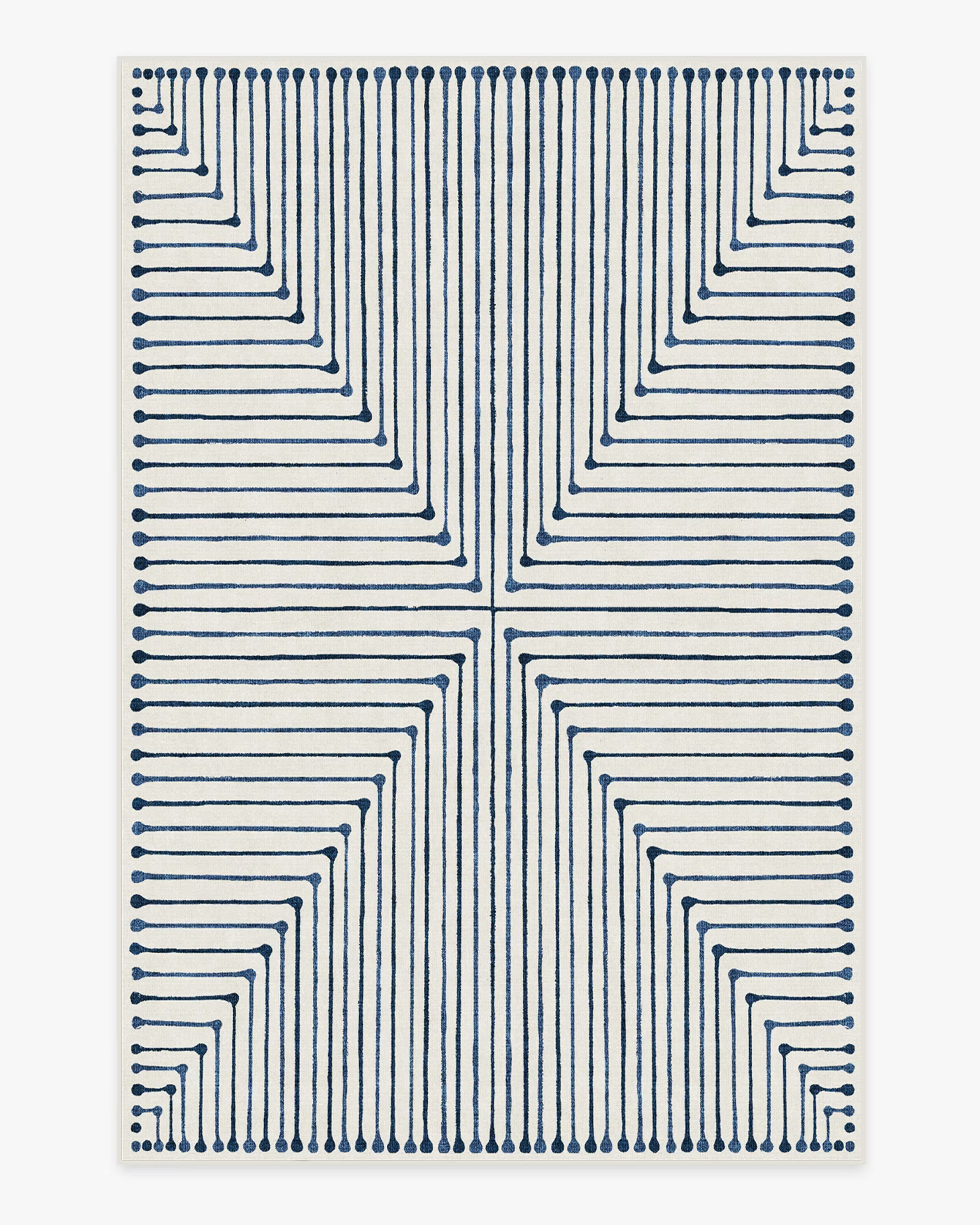 Jonathan Adler Inkdrop Slate Blue Tufted Rug | Ruggable