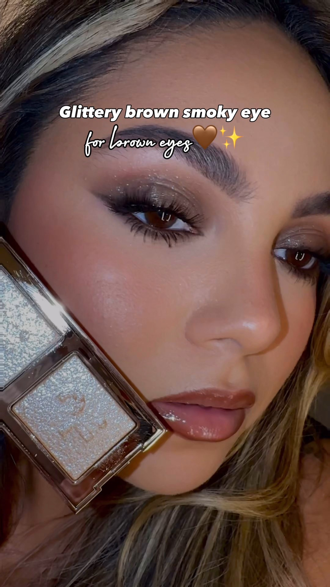 My go to smoky brown eye shadow look with a little sparkle ✨ this really makes brown eyes pop but is great and really easy for anyone to recreate!

#LTKHoliday #LTKBeauty