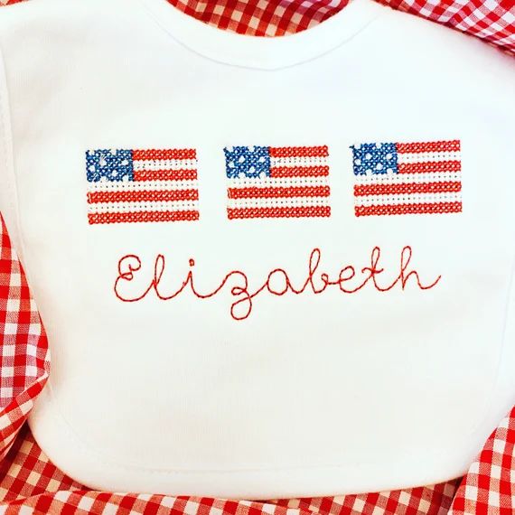 Flag trio bib, onesie, or shirt, flag shirt, 4th of July shirt, little boy flag outfit, baby USA ... | Etsy (US)