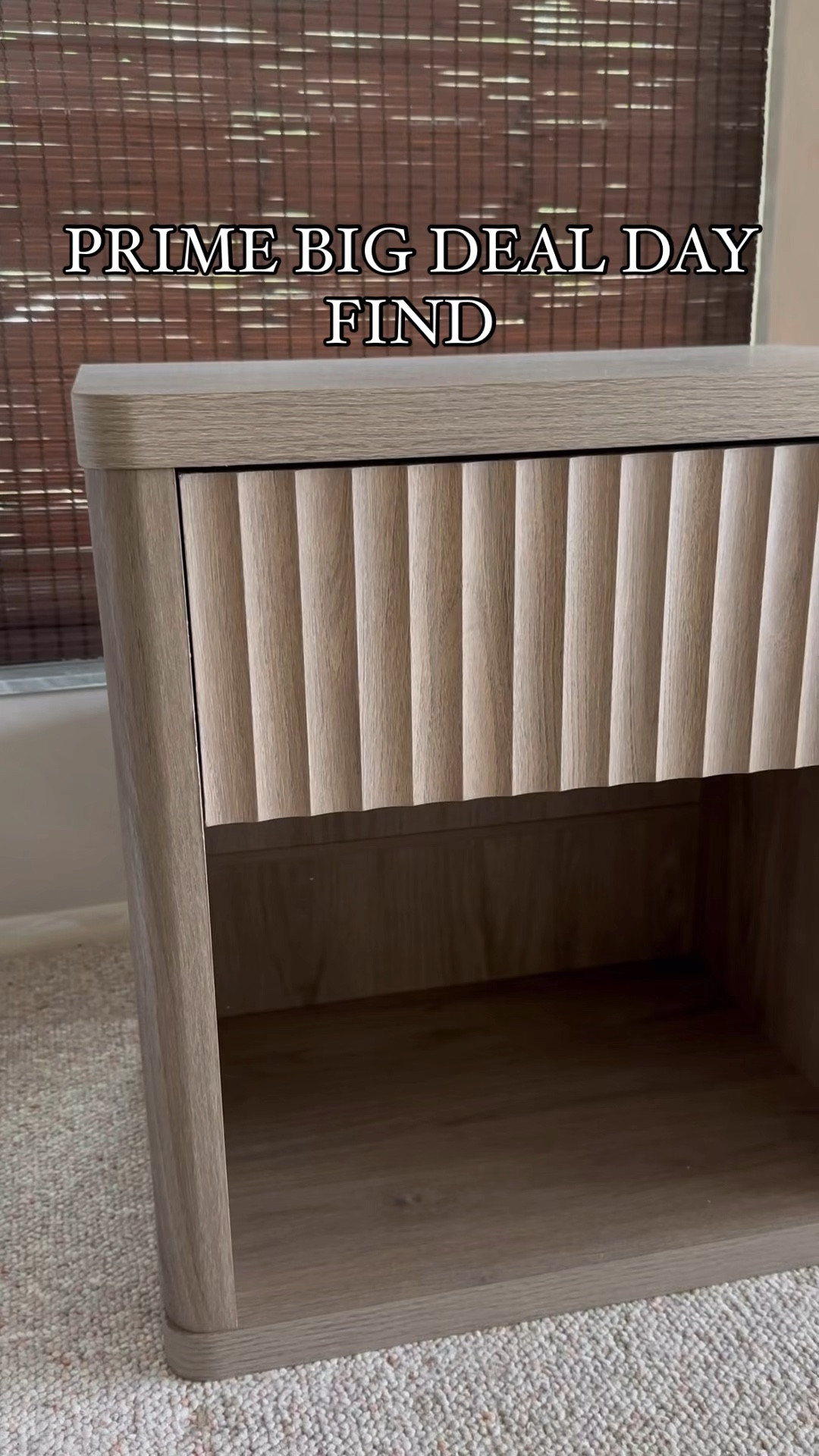 @amazon Prime Big Deal Day find!!!! I just saw that my budget friendly nightstands that are SO gorgeous & amazing quality are only $104 right now in all colors!!!! 🚨🚨 best sale I’ve seen yet for them!!! #founditonamazon #Ad 

I have them in the grey color  
This deal runs until 10/9/24
 
 @shop.ltk #liketkit like.it/xx

#LTKxPrimeDay #LTKVideo #LTKHome