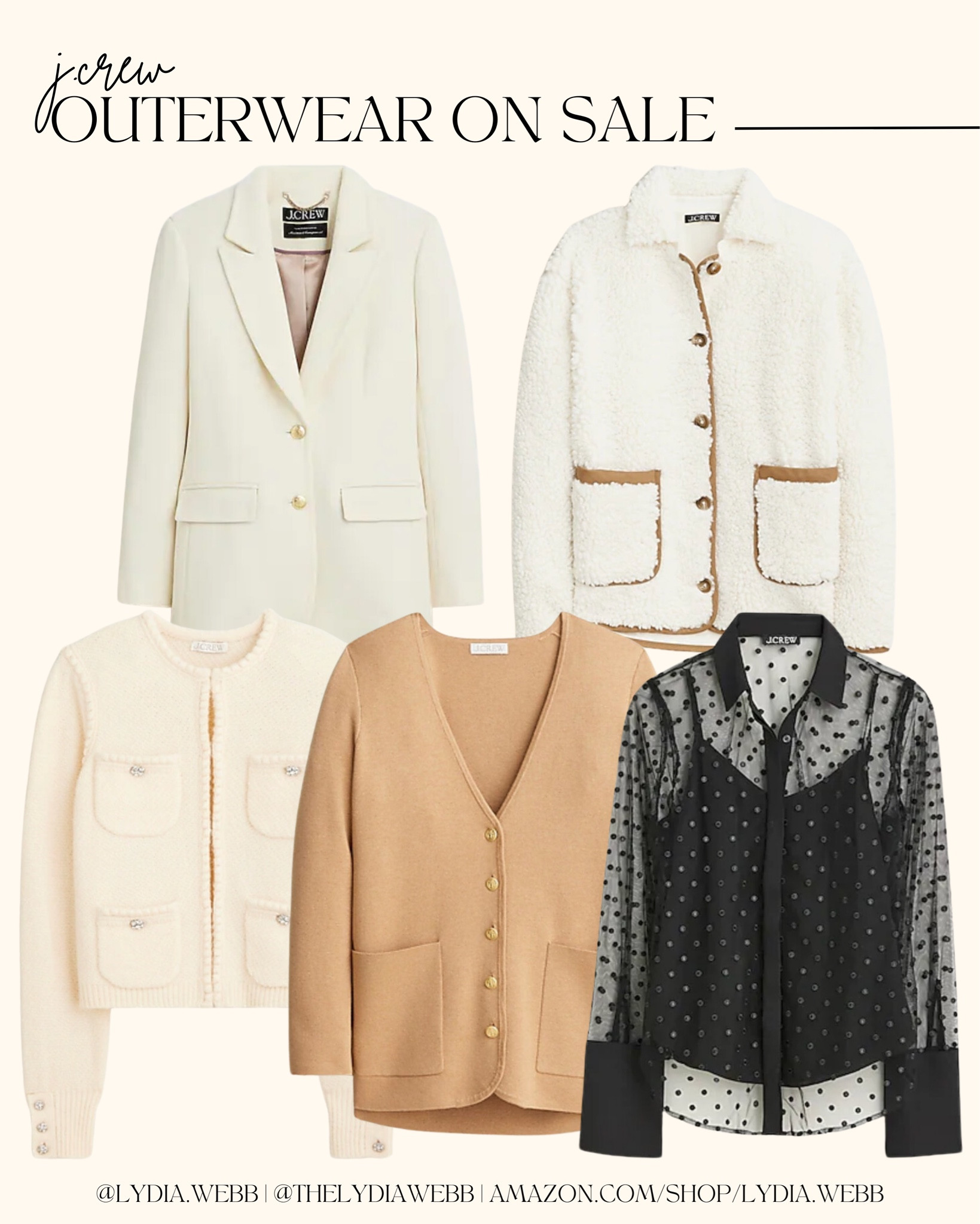 J.Crew Outerwear on Sale

Revolve
Steve Madden
Chelsea boots
Quilted crossbody
Silk pants
Satin shirt
Abercrombie
Winter outfit ideas
Winter new arrivals
Winter booties
Winter fashion
Denim shorts
Maxi skirt
Winter coats
Platform sandals
Winter outfits
Everyday tote
Sun hat
Wide brim hat
Studded sandals
Fall bracelets
Fall dresses 
Strappy heels
Winter sunglasses
Denim jeans
Winter fashion
Winter booties

#LTKsalealert #LTKstyletip #LTKSeasonal