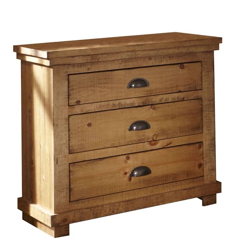Ammerman 3 - Drawer Solid Wood Bachelor’s Chest | Wayfair Professional