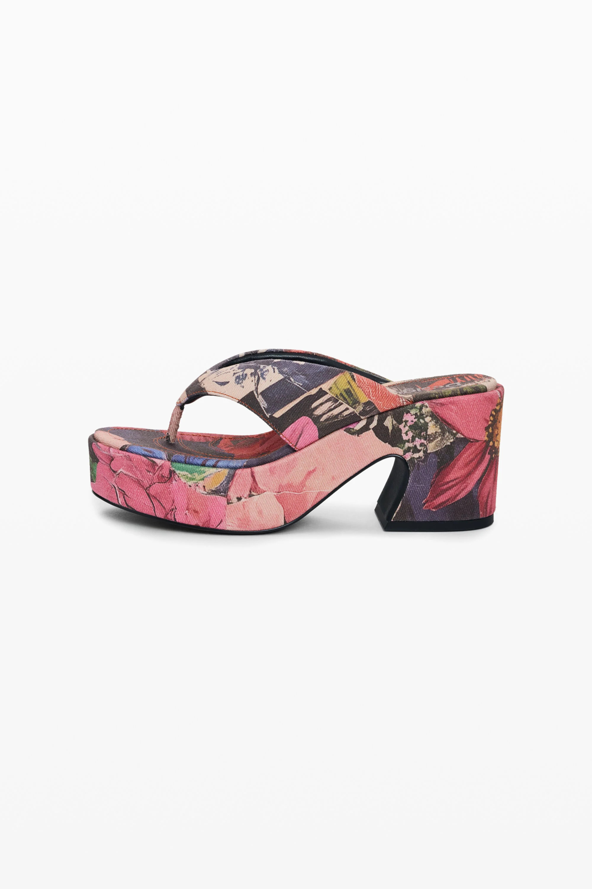 Printed platform sandal multicolour women\u2019s accessories I Desigual.com | Desigual USA,CA