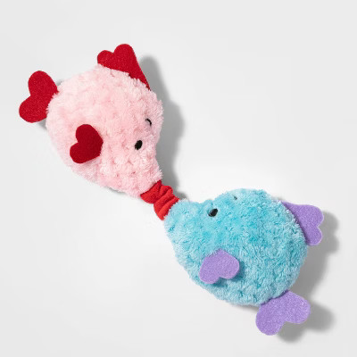 Valentines Day Kissing Fish Dog Toy - Boots & Barkley™ | Target
