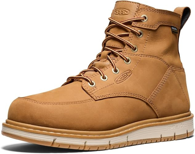 KEEN Utility Men's San Jose 6" Soft Toe Waterproof Wedge Work Boots | Amazon (US)