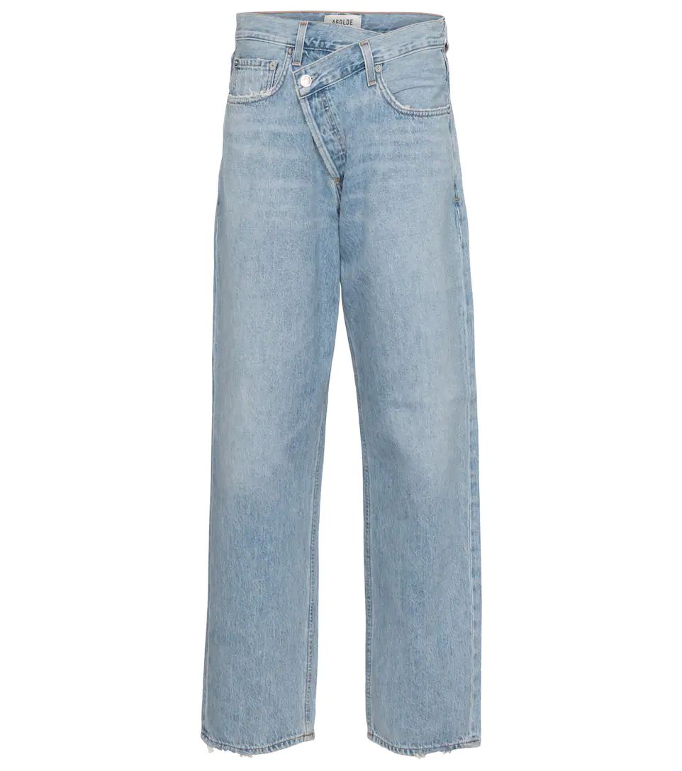 Criss-Cross high-rise straight jeans | Mytheresa (INTL)