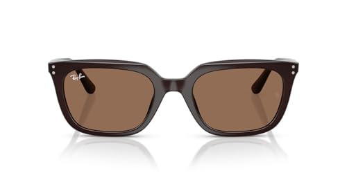Ray-Ban RB4439D Square Sunglasses, Opal Brown/Dark Brown, 54 mm | Amazon (US)