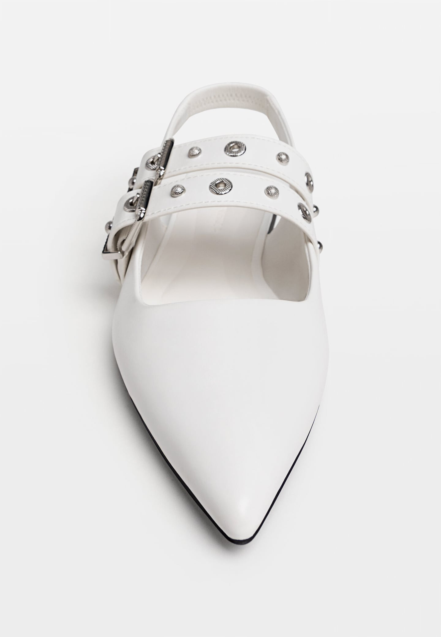 Flat shoes with buckle details | Stradivarius (UK)