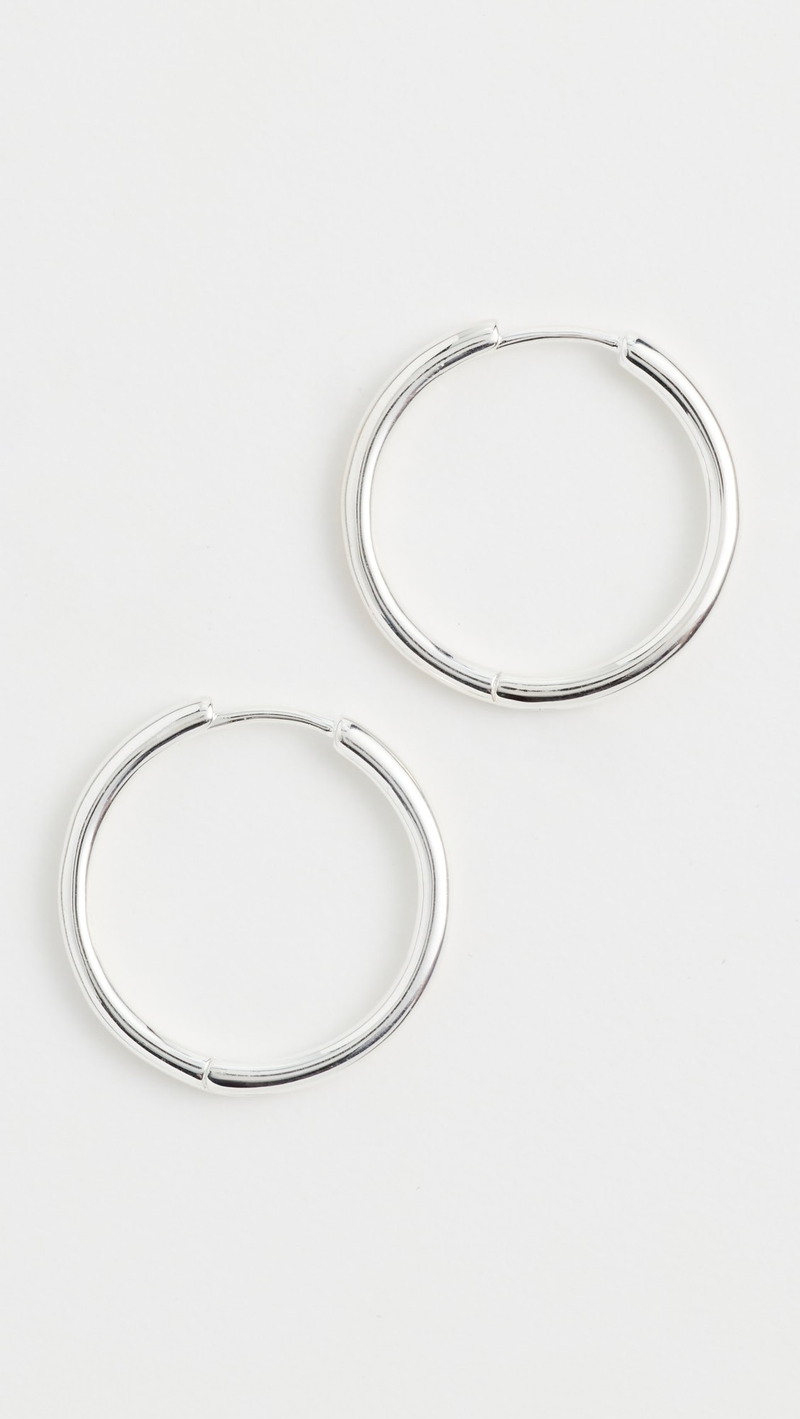 Demi Skinny Medium Hoop Earrings | Shopbop