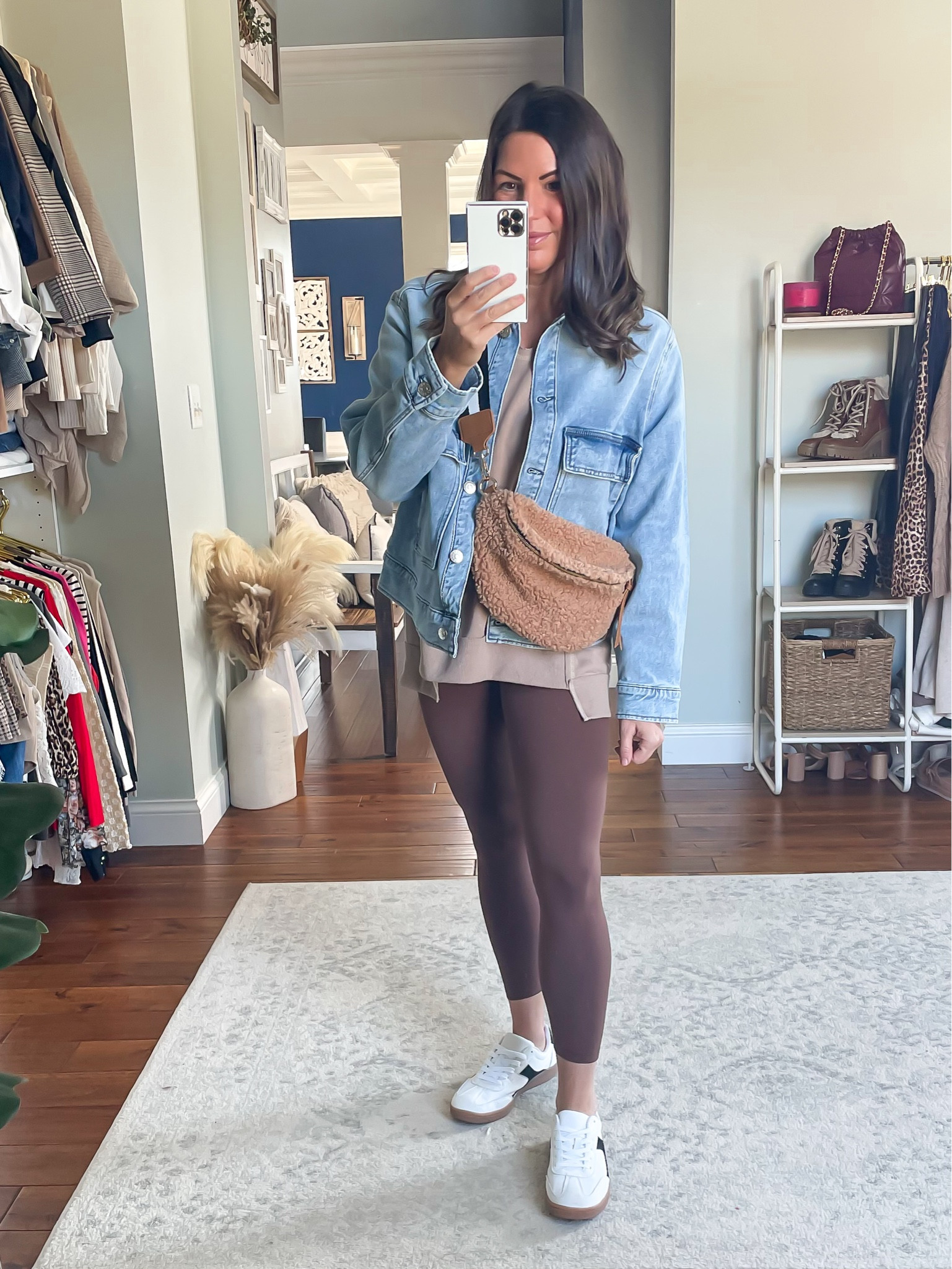 Comfy casual outfit 
Oversized denim jacket 

#LTKStyleTip #LTKSeasonal #LTKFindsUnder50