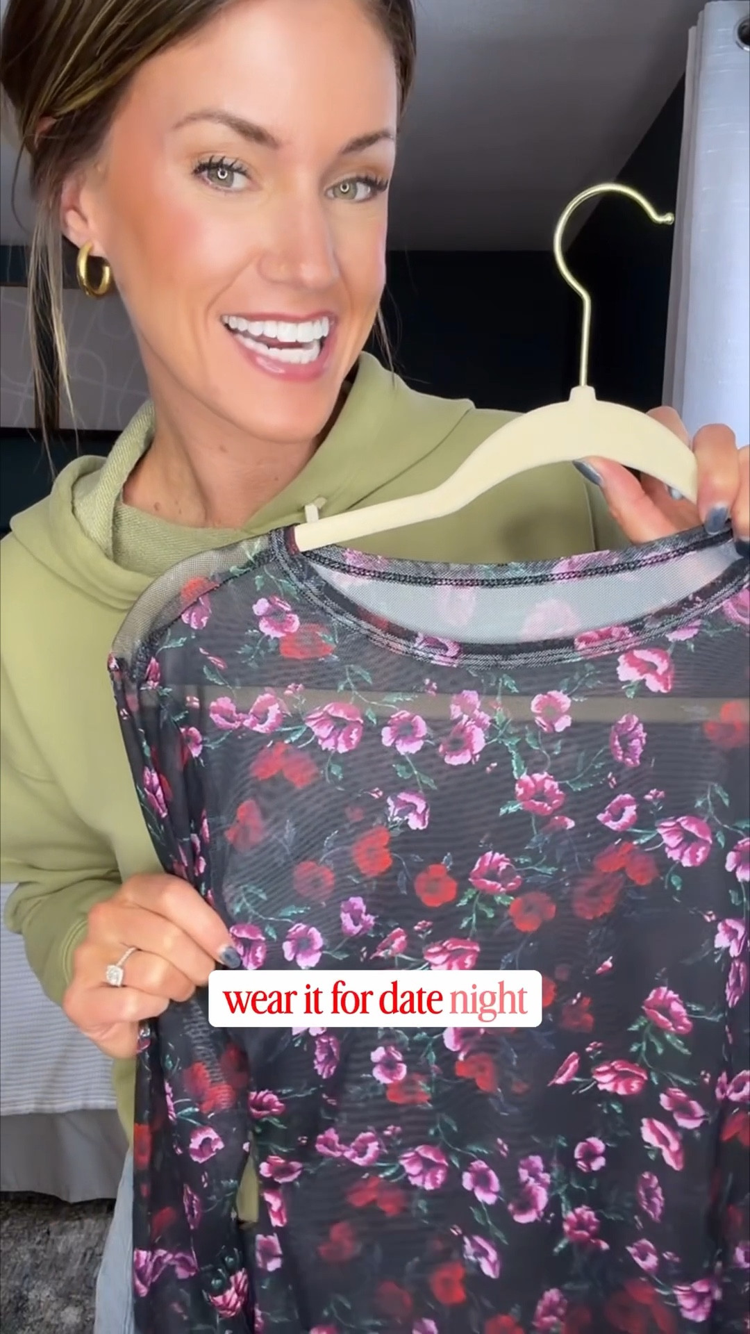 Date night outfit idea. 
Top/medium (size up if between)
Jeans/ 8

#LTKootd #LTKSeasonal

#LTKValentine