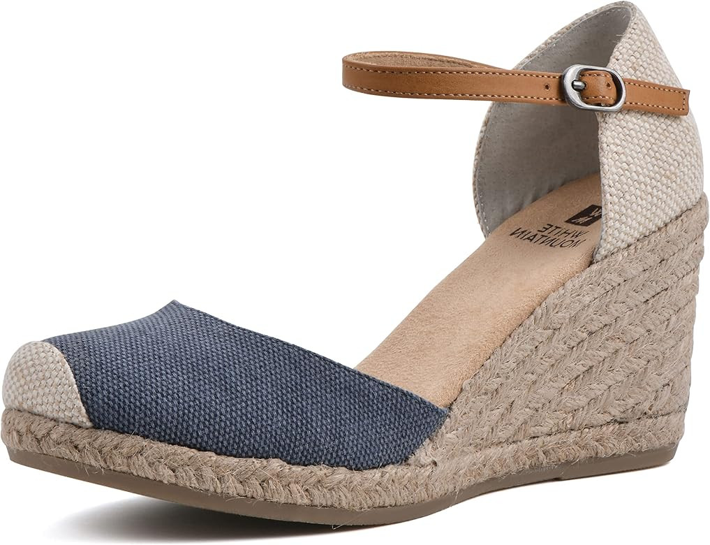 WHITE MOUNTAIN Women's Mamba Espadrille Wedge Sandal | Amazon (US)
