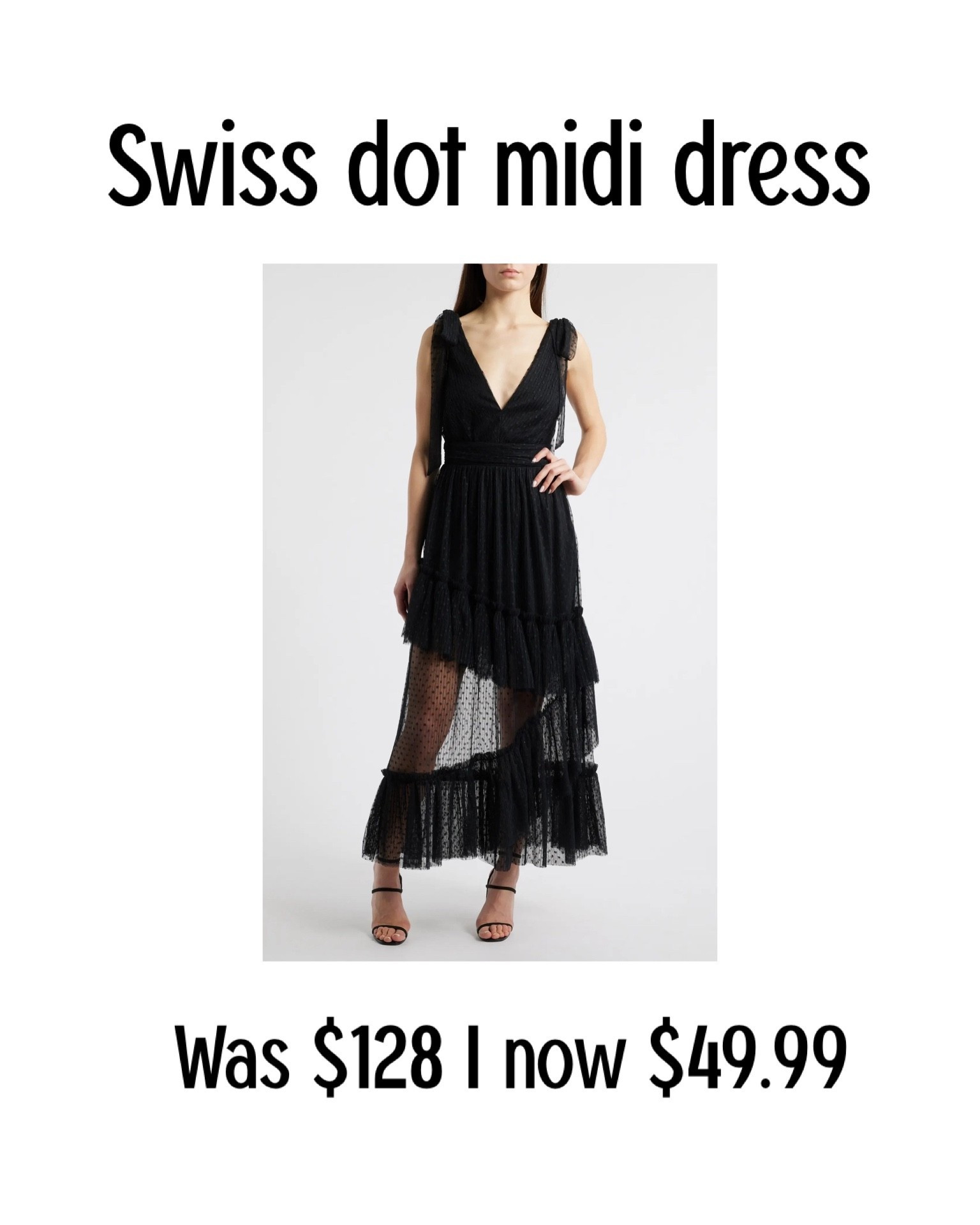 Save 60% and get by Christmas 
Adjustable tie straps, lined to knee, hidden side zipper 

#LTKHoliday #LTKGiftGuide