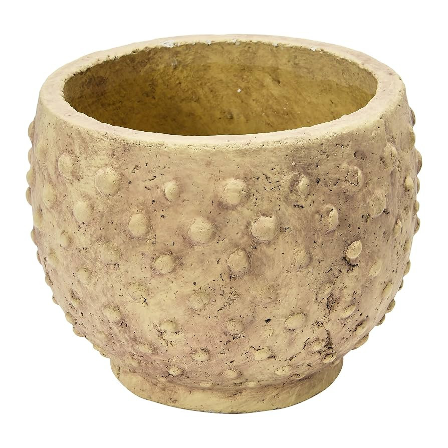 Creative Co-Op Distressed Terra Cotta Hobnail Planter, Greige | Amazon (CA)