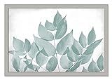 Casa Fine Arts Antiqued Leaves I Pastel X-Ray Modern Nature Wall Art Archival Print, 40.5" x 28.5",  | Amazon (US)