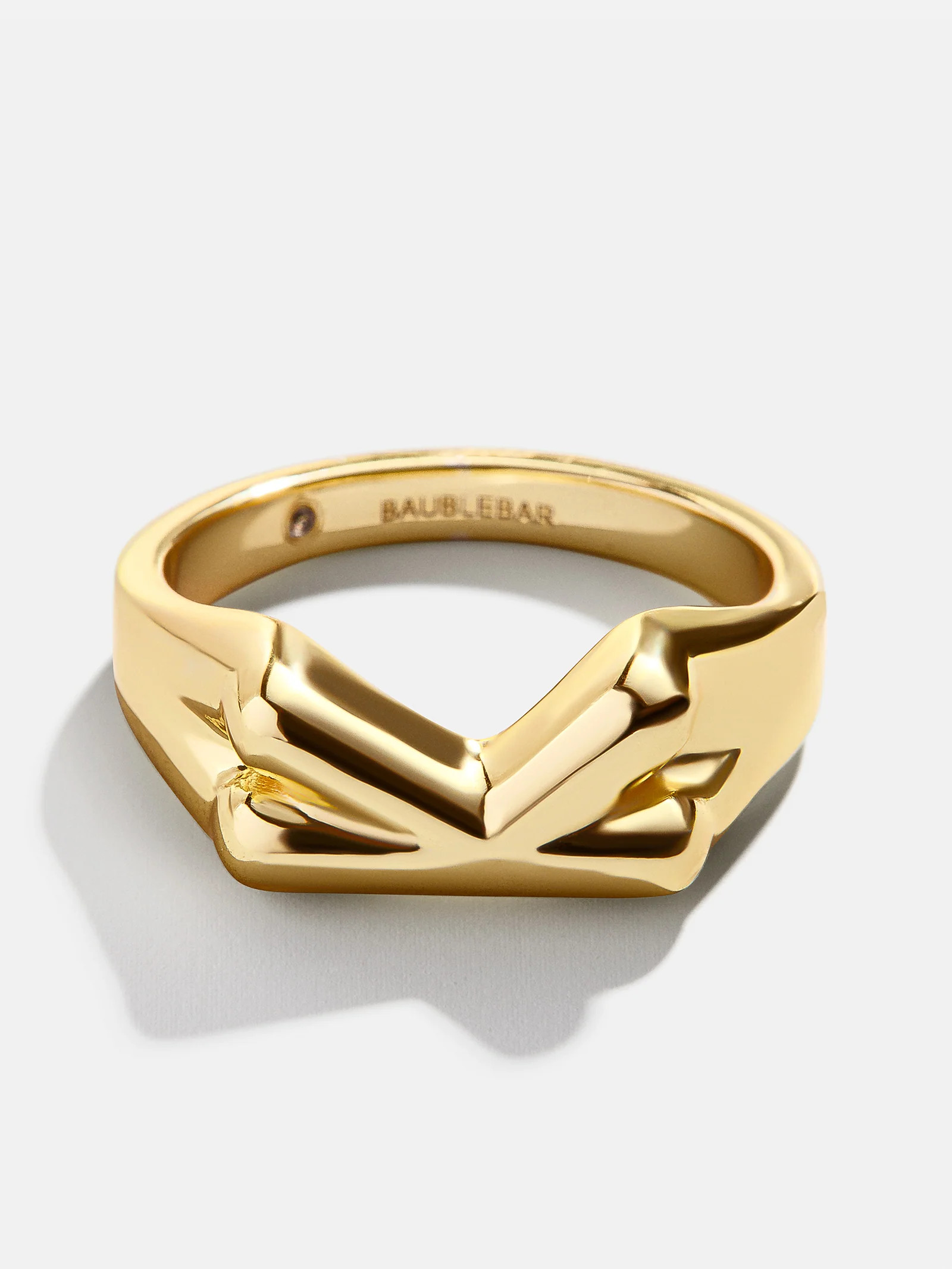 Bubble Initial Ring - Small | BaubleBar (US)