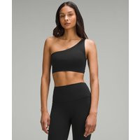 lululemon – Women's Bend This One-Shoulder Sports Bra Light Support, A-C Cups – Color Black – Size XXS/XS | lululemon UK