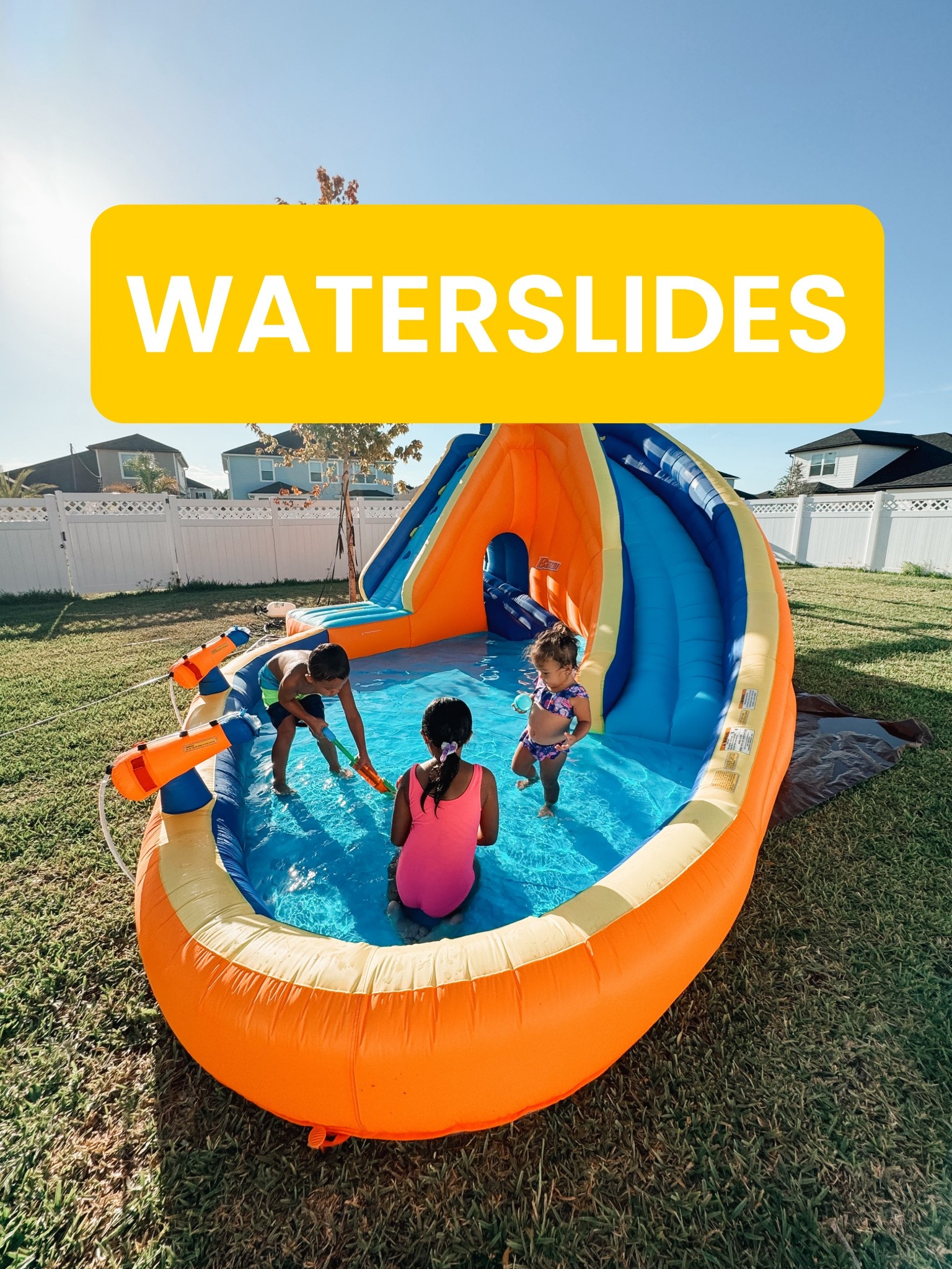 Water slides outdoor activities for kids summertime fun bounce house water slides 

#LTKFamily #LTKKids #LTKSeasonal