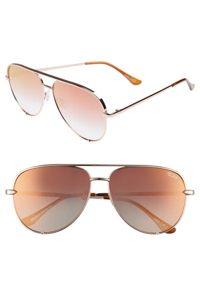 High Key 62mm Oversize Aviator Sunglasses | Nordstrom