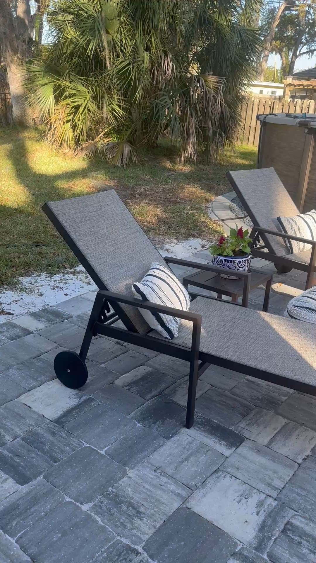 Spring has officially started here and what a better way to kick it off then with outdoor decor and furniture. Looking for chaises for laying out in the sun or lounging in the evening to watch the stars. These are so comfy, fully adjustable and come with a table for drinks or a cute plant. Linking this set and other faves  #chaises #chaise #lounger #loungechair #outdoor #springdecor #outdoorpatio #patiofurniture #sunbathing 

#LTKStyleTip #LTKSeasonal #LTKHome