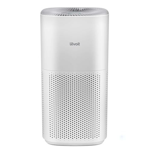 LEVOIT Air Purifiers for Home, Large Room Up to 2933 Ft² With HEPA Sleep Mode, AHAM VERIFIDE, Smart WIFI, PM2.5 Monitor, 3-in-1 Filter For Smoke, Pet Allergies, Dust, Alexa Control, Core 600S-P, White | Amazon (US)