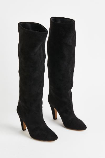 Knee-high Heeled Boots | H&M (US + CA)