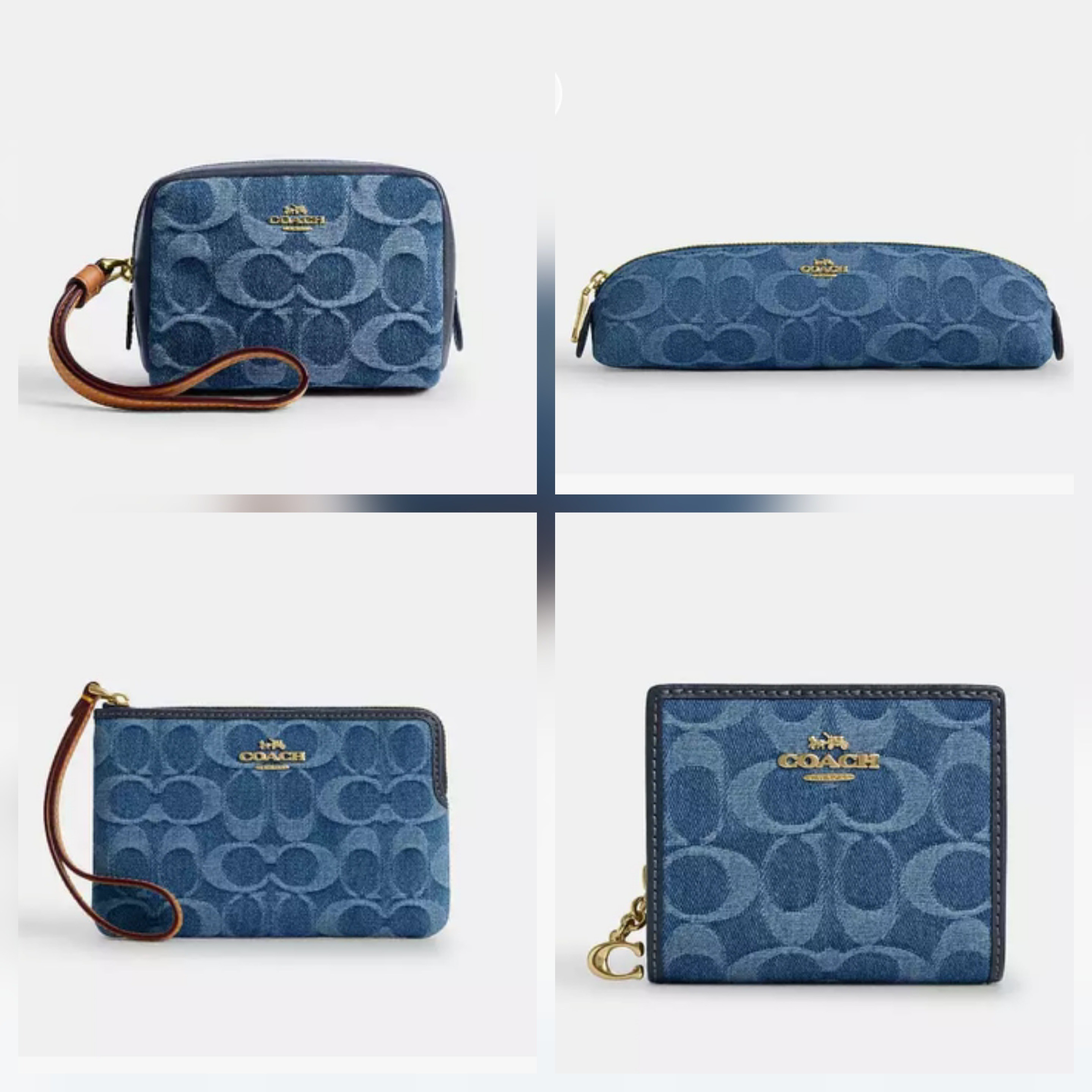 New signature denim accessories at Coach Outlet

