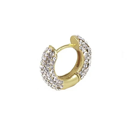 5 pairs* Trendy Earrings Rainbow Earrings Copper Rings Czech Diamond Fashion Earrings Women s Accessories Random Color | Walmart (US)