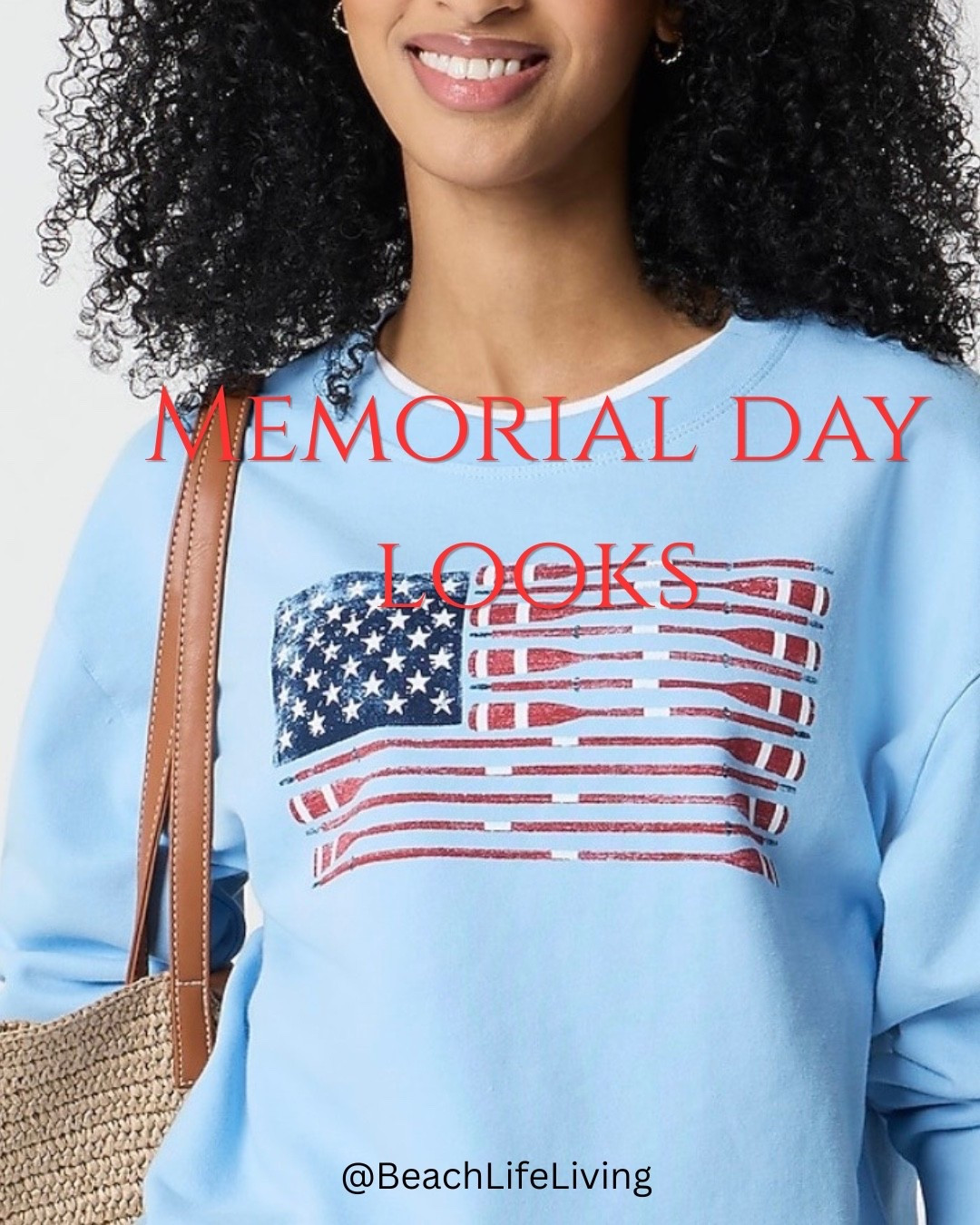 Coastal inspired Memorial Day Sweatshirt 
Flag Sweatshirt , Oars, 
Blue, Red and White

#LTKmomlife #LTKSeasonal #LTKActive