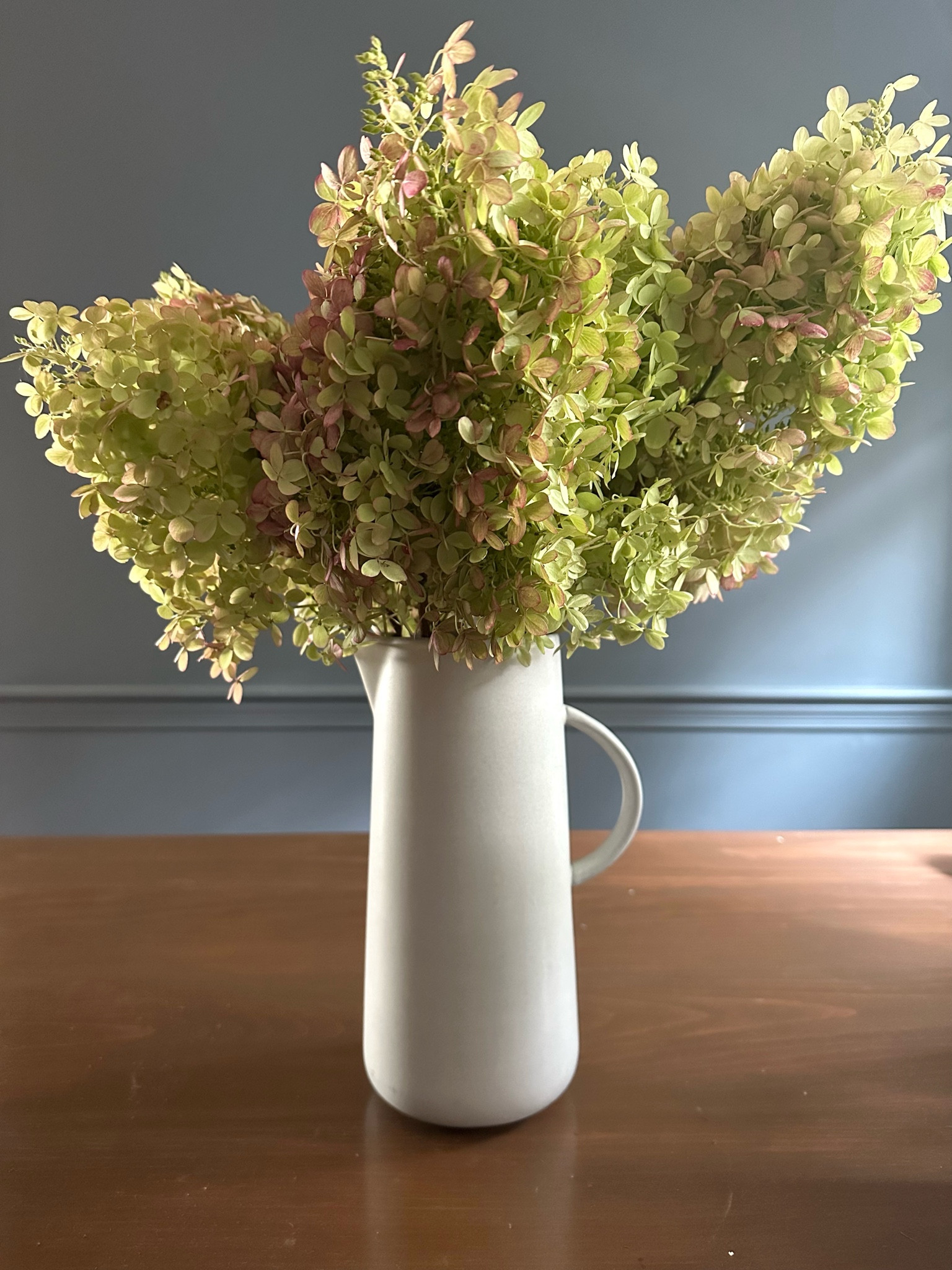 Hydrangeas in Target stoneware pitcher from Hearth and Hand collection 

#LTKhome #LTKSeasonal #LTKstyletip