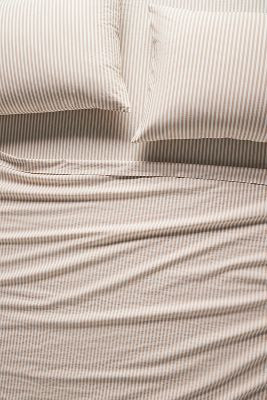 Maeve Organic Cotton Percale Sheet Set | Anthropologie (US)