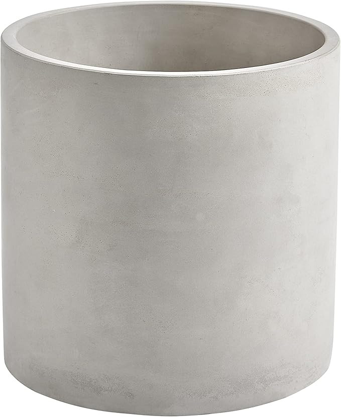 Lartzell Plant Pots, 4.7 Inch Planters for Indoor Plants, Grey Cement Flower Pot with Drain Hole,... | Amazon (US)