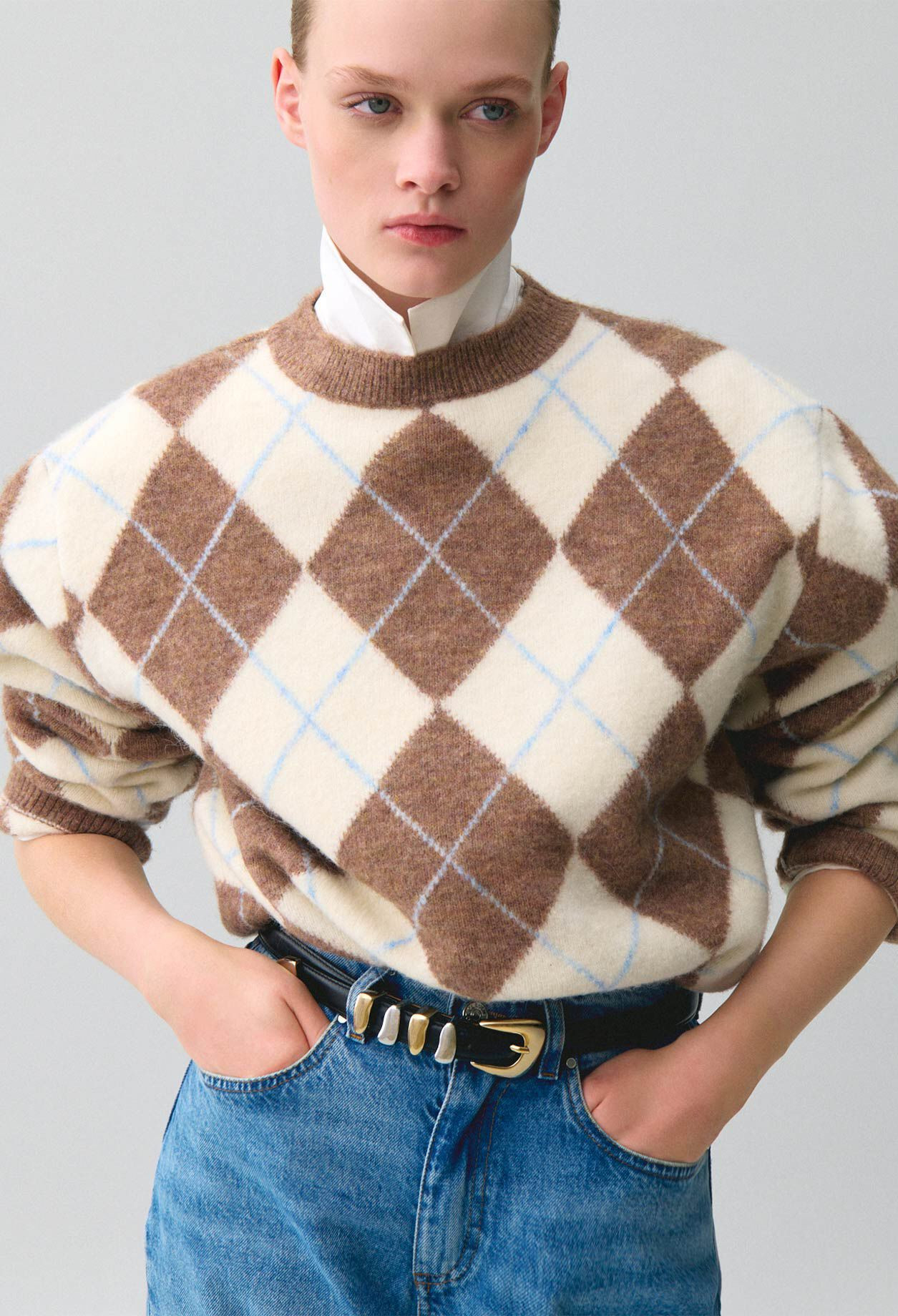 Straight multicoloured jumper | Claudie Pierlot (FR, DE, ES, UK)