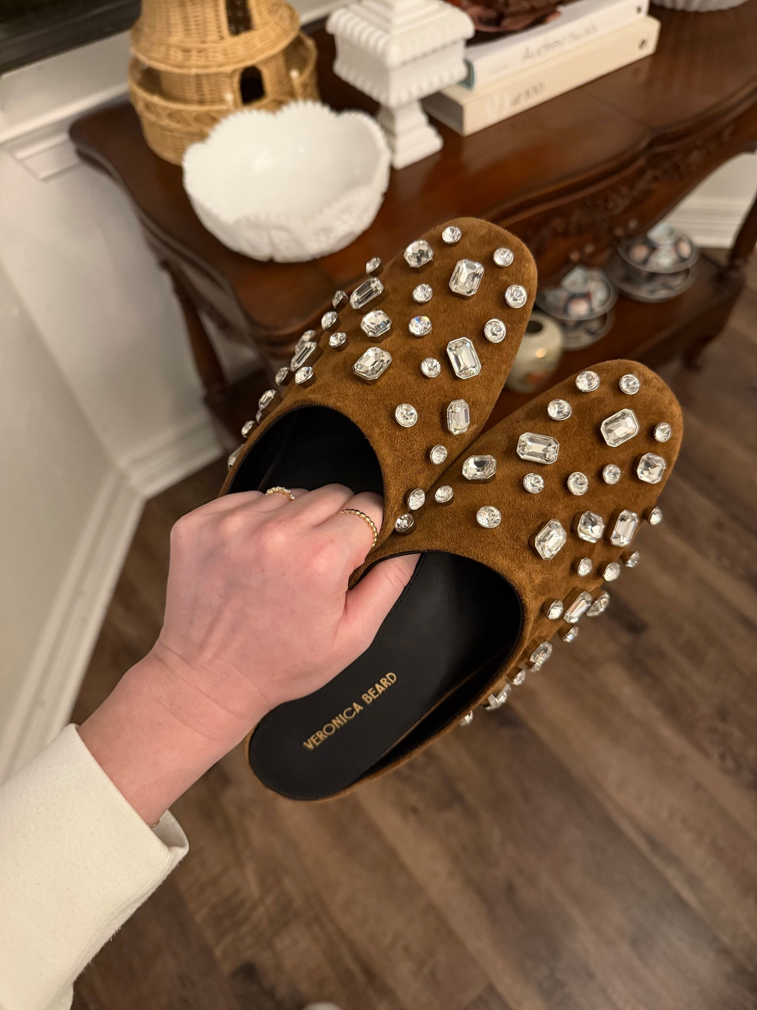 Caved and got the VB bedazzled slides //