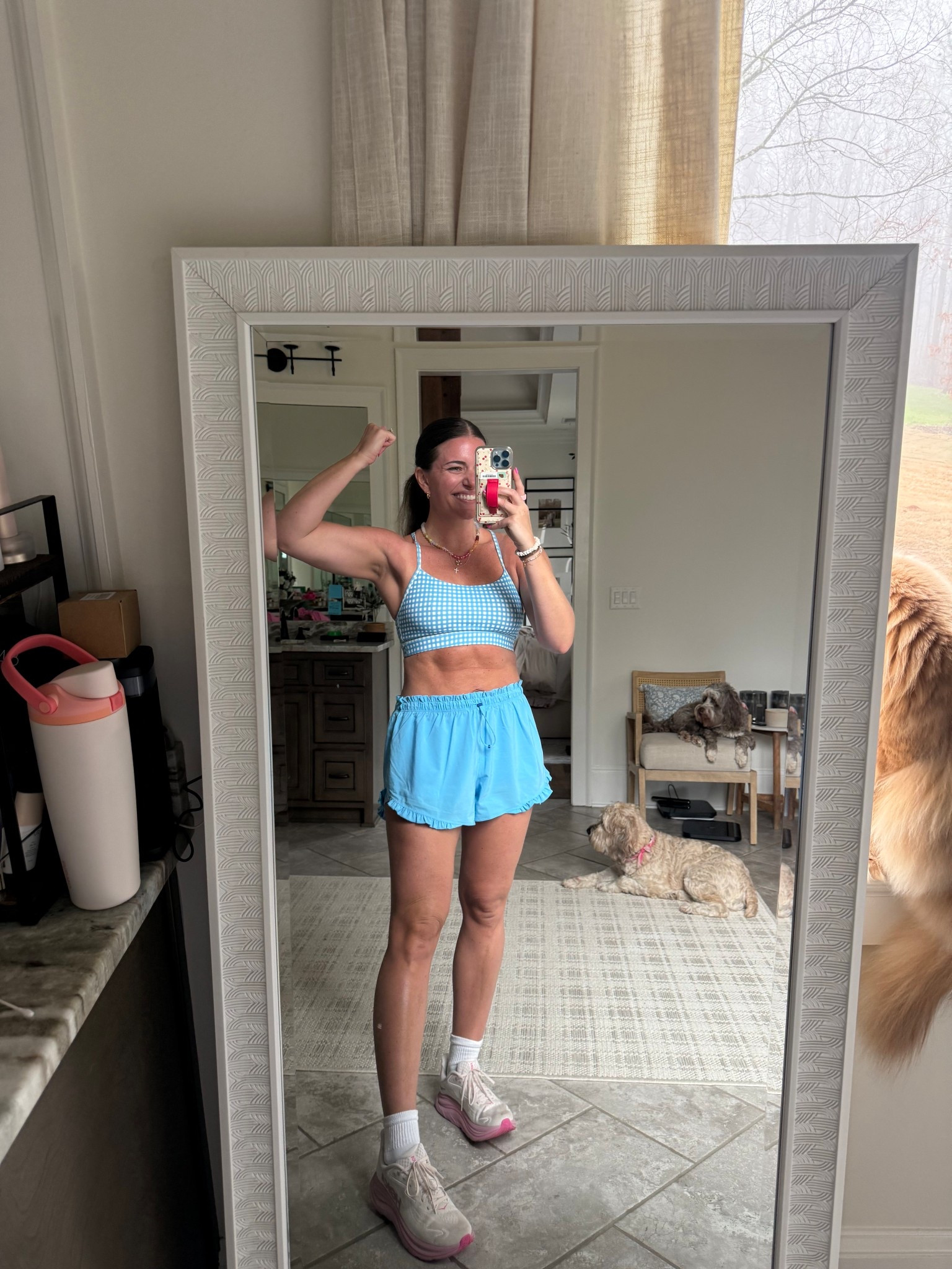 Workout outfit from yesterday 🦋 obsessed! bra is TTS - M & shorts size L

#LTKdayinmylife #LTKfitnessgoals #LTKspringtrends