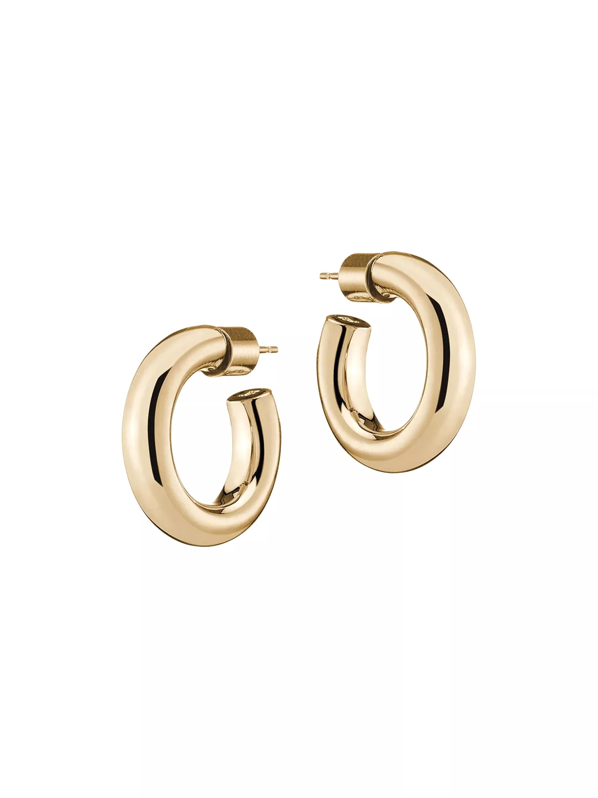 Michelle Sterling Silver Huggie Hoop Earrings | Saks Fifth Avenue