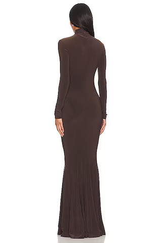 x REVOLVE Fishtail Gown in Chocolate | Revolve Clothing (Global)