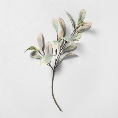 25" Faux Dusty Leaves Stem - Hearth & Hand™ with Magnolia | Target