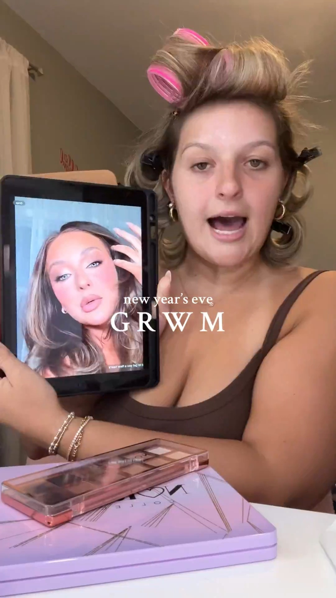 get ready with me new years makeup sparkly going out college 

#LTKBeauty #LTKFindsUnder50