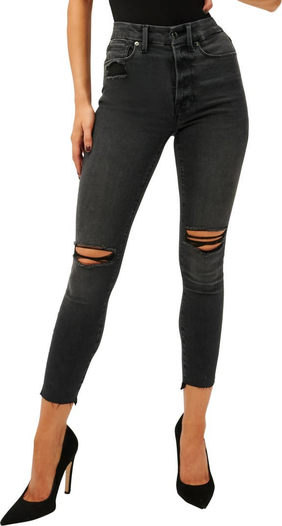 Good Legs Ripped High Waist Ankle Skinny Jeans | Nordstrom