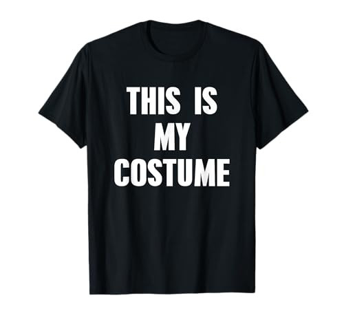 This Is My Costume T-Shirt Funny Halloween Costume Shirt T-Shirt | Amazon (US)